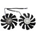 75mm 2Pin GTX1050Ti GPU Cooler DUAL Fan for MSI Geforce GTX. 