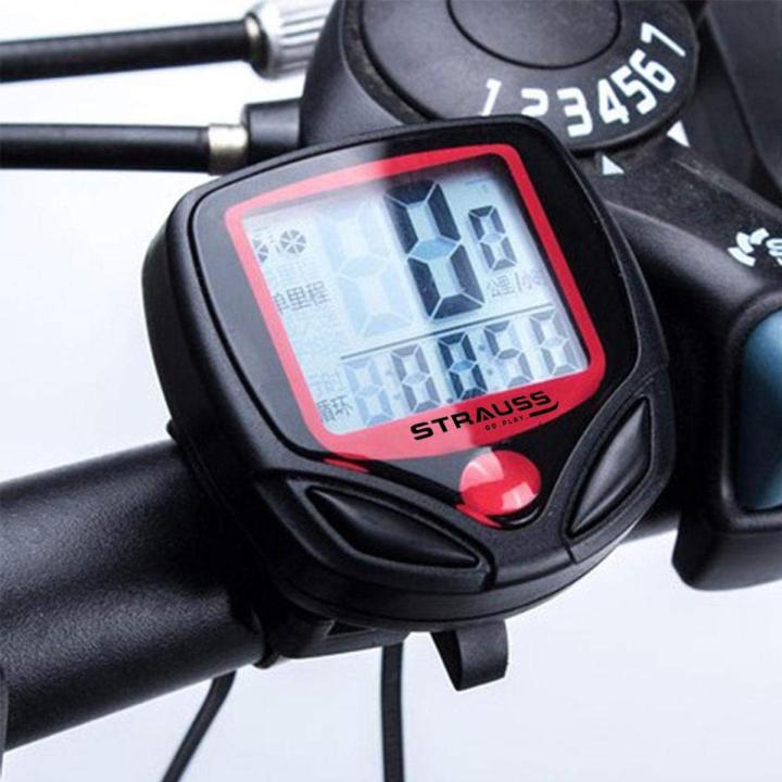 Waterproof Bicycle Speedometer LCD Display Digital Computer Connected Cycling Odometer Stopwatch Accessories Daraz.pk