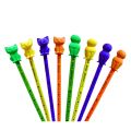 Piano Lead Pencil Star with Eraser (Pack of 12Pcs). 