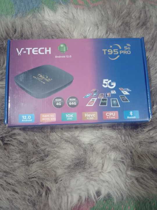 T95%20Pro%205G,%20%204GB/64GBV-Tech%20Android%20Tv%20Box,%20%20with%20Bluetooth%20Android%20Ver.12.0%20by%20Asaan-Shop%20-%20Image%202