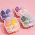 Premium Makeup Sponge Puff Blender With 4 in 1 Storage Box Beauty Blender Puff for Girls Multicolour Design. 