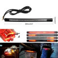 48 SMD LED Motorcycle Motorbike Tail Brake Stop Turn Signal Strip Stop Light. 