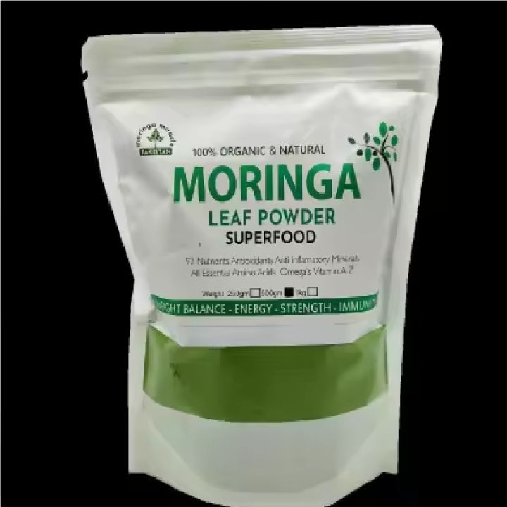 Organic Moringa Leaf Powder Pack Organic Moringa Leaf Powder Pack ...