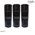 Toppik Hair Fiber 27.5g BLACK 3 Pcs. 