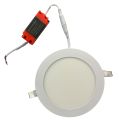 rillihood 12W 6-inch Ultra-thin Round LED Recessed Ceiling Panel Down Light Lamp with Driver. 