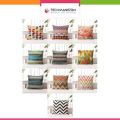 Techmanistan Pack of 10 - Ethnic Design Cushions Cover Without Filling, Cushions For Sofa, Cushion Cover Set, Printed Cushion Covers For Sofa, Fancy Cushion Covers For Bed, Sofa Pillow Covers, Sofa Cushion Set - Multicolor. 
