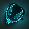 Clearance Sale Halloween Wireless Luminous LED Mask High Quality Cosplay Movie Mask Neon Light Flashing In Rave Halloween Party. 