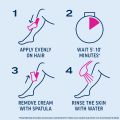 Veet Pure Hair Removal Cream Sensitive 25g - Half Arms. 