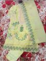 Stitched 3 Pc embroidery dress for girls/ Tissue,Organza 3 piece Trending designer dress / New collection Organza computer fancy design. 