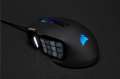 Corsair SCIMITAR RGB ELITE Gaming Mouse For MOBA, MMO - 18,000 DPI - 17 Programmable Buttons - iCUE Compatible - Black. 