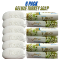 Deluxe Turkey Beauty Soap jasmine touch - Natural, Original, and Luxurious Care (pack 6). 
