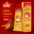 Kiwi Shoe Cream - Shoe Cream Tube - Shoe Polish Cream - Instant Shine Shoe Cream - Wax Rich Shine & Nourish Cream - Shines, Nourishes and Protect Shoe Cream 45 gm - Shoe Polish Color. Light Tan. 