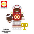 Kids toys Compatible with LEGO building blocks  Foreign Trade Goods WM6133 Assembled Toys   Philadelphia Eagles Football Series Minifigure Building Blocks Bag. 