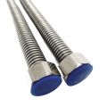 Stainless Steel Hose Water Heater Connector Plumbing Pipe 18"inch Soft Flexible Tube Extendable Corrugated Pipe//. 