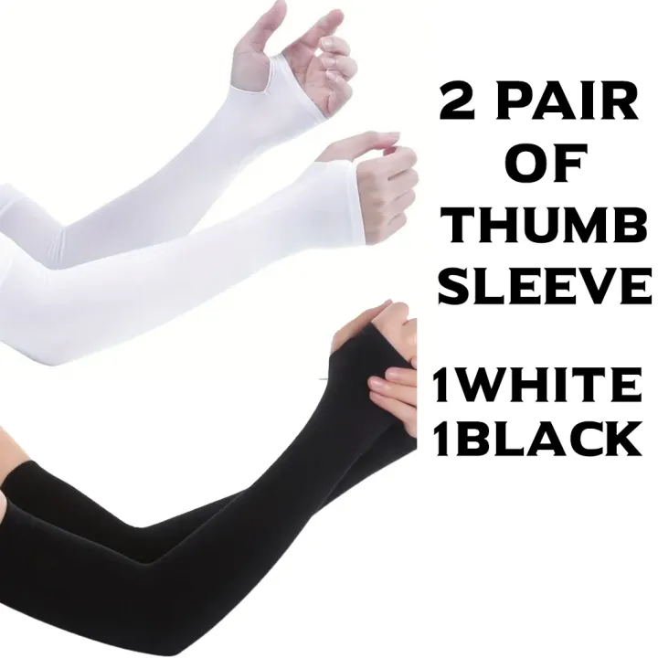 The%20Memorable%20Fashion%202%20Pair%20Thumb%20Hole%20Arm%20Sleeves%20For%20Girls,%20Women%20/Arm%20Long%20Sleeves%20Best%20For%20Cycling%20Golf%20Running%20Driving%20Moisture%20Wicking%20Stretch%20and%20For%20Islamic%20Muslim%20hijab%20Girls,%20Women%20-%20Image%203