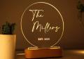 Personalized Name Couples Lamp - Wedding Gift for Couple Unique - Bridal Shower Gift - Bride Gift Ideas - Anniversary Gift for Couples - Newlywed Gifts - Engagement Gifts. 