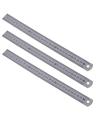 Stainless Steel Scale Ruler Measuring Tool 12 Inch 30cm 3pcs. 