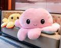 LUXURIOUS QUALITY Jumbo Reversible Octopus Plush Toy. 
