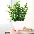 Artificial Plants Mini Potted Plant Small Greenery Decor for Indoor Home Farmhouse Aesthetic Bedroom Shelf Office Desk Bathroom Decoration. 