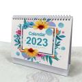 9" X 7.3" Calendar 2023  Desk Office Planner  English Desk Calendar  From January 2023 To December 2023  Flip The Calendar  Monthly Schedule Desk Calendar Stand Decor  Design  9" X 7.3"  Small English Desk Calendar. 