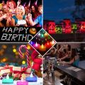 6 Magic Colour Changing LED Glowing Tea Light Flameless LED Candles Multicolor Smokeless Tealight Candles Birthday Love Romantic LED Candle Wedding Birthday Valentine's Day Colorful Mini Electronic Candle Decoration. 