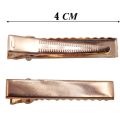 10/20 pcs Metal Alligator Hair Clips Pins Flat Top with Teeth for DIY Hairpins Headdress. 