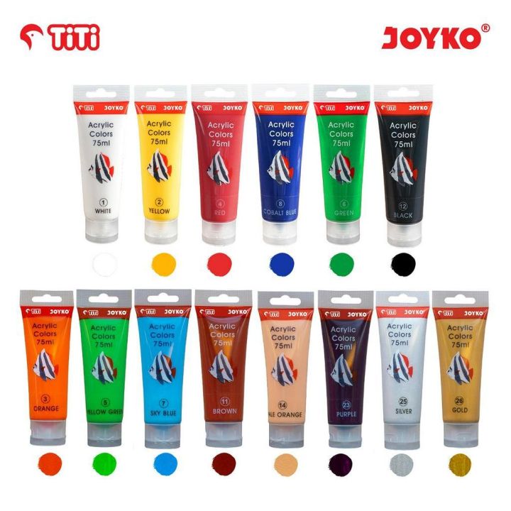 Joy Titi Premium Creamy Acrylic Paint 75 ml