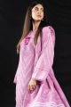 Alkaram Studio Unstitched 2 Piece Embroidered Karandi Suit with Karandi Dupatta FW-64.1-23-Pink. 