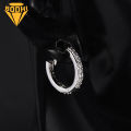 Women Earring Rhinestone Simple Mini Piercing Hoop Studs Earlobe Tragus Circle for Female. 