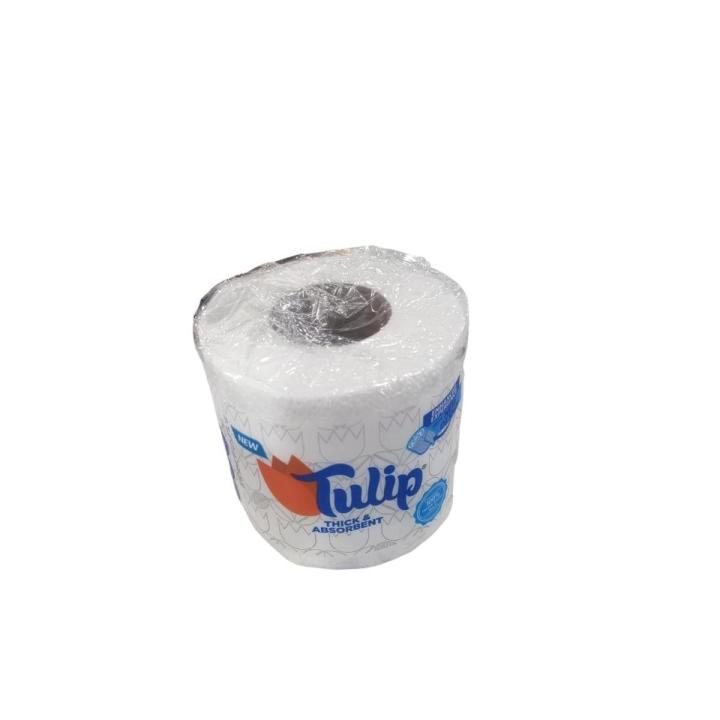 Tulip Toilet Roll White Color Soft Tissues