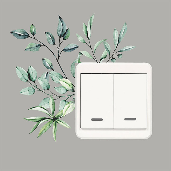 Decor%20Wall%20Paper%20Long%20Lasting%20Wall%20Mural%20Colorfast%20Plant%20Flower%20Switch%20Wall%20Decorative%20Sticker%20Self-adhesive%20Mural%20Demoo%20-%20Image%205