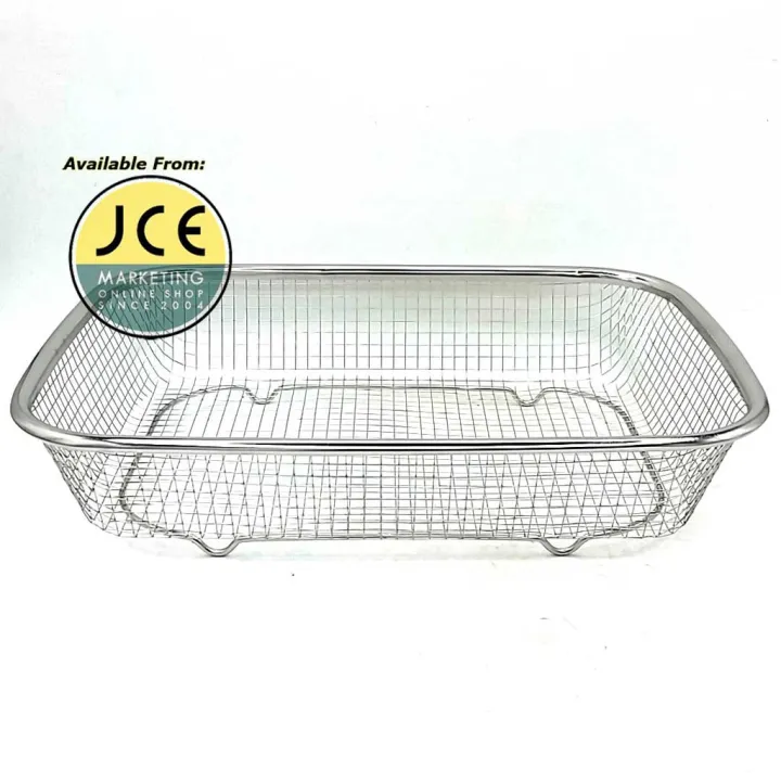 Day2day%20Mall%20Rectangular%20Colander%20Square%20Colander%20Coarse%20Wire%20Mesh%20Colander%20Strainer%20Sink%20Drain%20Wash%20Basket%20-%20Image%202