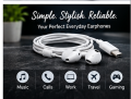 INTERLINK RISE USB Type-C Wired Earphones with Built-in Mic & Remote | Stereo Earphones for Android Phones, Tablets & USB-C Devices. 