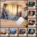 Mairuige Big Promotion Nature Landscape Blue Forest Trees MousePads Computer Gaming Mouse Pad Gamer Play Mats Mousepad 22X18CM. 