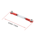 1 Set Replacement Accessories Fit for 1/12 MN128 Remote Control Car Parts & Accessories Metal Upgrade Modification Adjustable Chassis Linkage. 