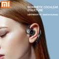 100% Quality+COD Xiaomi FN-98 Wireless Bluetooth Earphone High Battery Long Range, Digital Display Does Not Enter Ear Air Conduction Motion Single ear headset. 