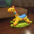 Kids Baby Giraffe Ride On Toy Kids Zirafa Horse Playing 2 in 1 Rocking Horse with Wheel for Riding Push Horse Music Light Storage Toy Box Kids Playing Horse Design High Quality Children Horse Toys. 
