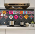 Pack Of 12 - Traditional Talavera Tiles Stickers For Bathroom & Kitchen. 