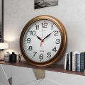 Hitco Round Simple Wall Clock - Wall Clock For Home and Office - Step Movement High Quality Watch - Wall Clocks for Bedroom / Living Room / Decor - Clock Wall Stylish. 