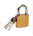 China Lock Pad lock Door Lock Gate Lock Window LOck Car Lock Padlock For Door Top Security In Gold Color. 