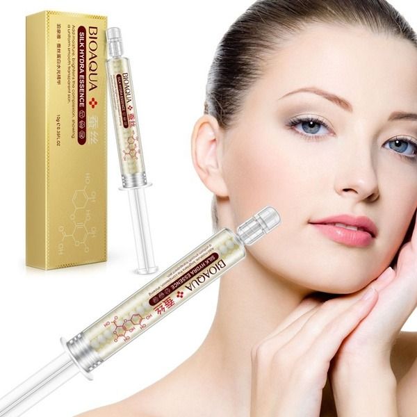 BIOAOUA 24K Gold Needle Hydra Essence Anti Wrinkle Face Liquid Serum 10g