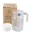 Jug – Small Glass (500ml ) Jug, High Quality Glass Jug, Multi-Purpose Small glass jug with cap Juice and Water Jug 500ml  Random Design (Small Size). 