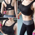 Push up Bra Beautiful Back Women Sports Bra Front Zipper Closure Yoga Exercise Running Bra Shockproof Sports Bra No wires. 