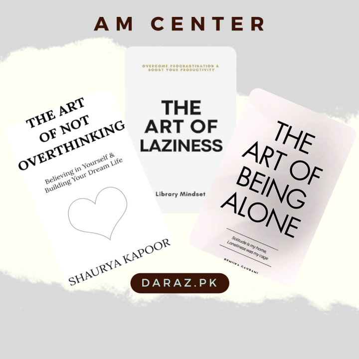 The Art of Laziness / The Art of Not Overthinking / The Art of Being ALONE 3 Books Set