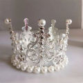 1 Pc Crown Tiara Cake Decoration Rhinestone Crown Baking Decoration DIY Cake Birthday Crown Decoration. 