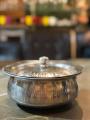 Serving Handi | Premium Stainless Steel Serving Handi | Available in All Sizes | Food-Grade Mathar Designed Handi with Steel Lid | Hammered/Naqshi/Modern Design. 