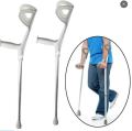 1 Walking Stick with Elbow Grip Adjustable and Handle Grip, Stainless Steel For Adult and Disability, Elbow Stick. 