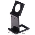 10X 28mm Folding Magnifier Stand Loupe with Scale for Textile Optical Glass Tool. 