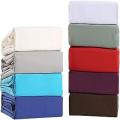 Fitted Bed Sheets High-Quality Jersey Knit Fabric Elasticated King Size Bed Fitted Bedsheet And Single Bed Bed Sheet Stretchable Mattress Covers Multi Color bedsheets Cotton Sheets Double Bedsheets Single Bedsheet. 