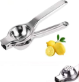 Lemon Squeezer Stainless Steel Manual Hand Squeezer/Lime Juicer Hand Citrus Press Juicer Metal - 2.7" Extra Large Premium Quality Heavy Duty Solid Metal Bowl Silver. 
